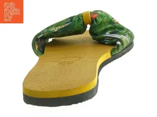 Havainas gule flip-flops med tropisk mønster fra Havaianas (str. 37)