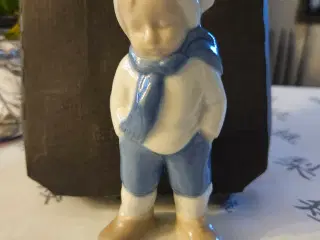 Porcelænsfigurer vinter dreng