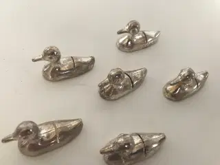 6 stk. ænder (bordkortholdere)