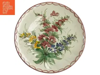 Blomsterdekoreret fad fra Ulmea (str. Diameter 20 cm)