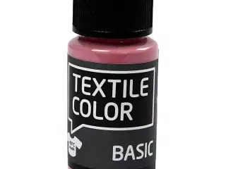 Textile Color Mørk Rosa 50ml - Høj Kvalitet Tekstilmaling