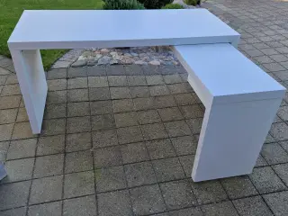 Malm Skrivebord med udtræk 