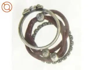 (Læder fingerringe (str. Large)str. Large)