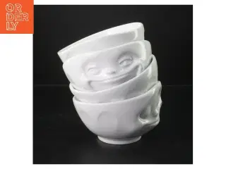 Sæt af Tassan humør sjove skåle (str. 4 stk Ø 15,5 cm)