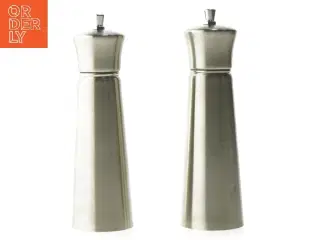 Peber- og saltkværn sæt i rustfrit stål fra Cole & Mason (str. 18 cm)