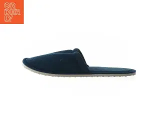 Hjemmesko i marineblå (str. længde 30,5 cm)