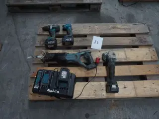 4 stk. elværktøj MAKITA