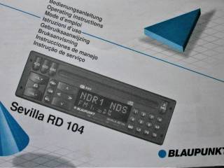 Instruktionsbog til Blaupunkt Sevilla