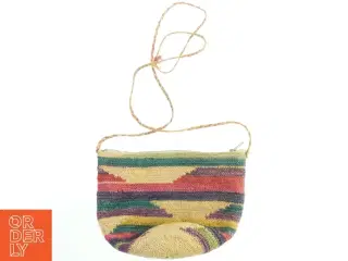 Farverig håndtaske med mønster (str. 21x27 cm)