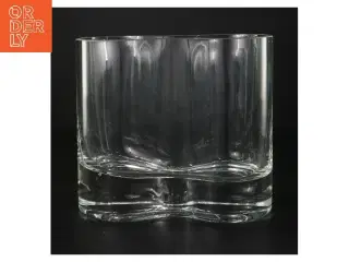 Tung glasvase (str. 17x19,5 cm)