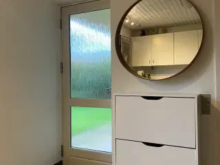 IKEA STOCKHOLM Rundt vægspejl træramme