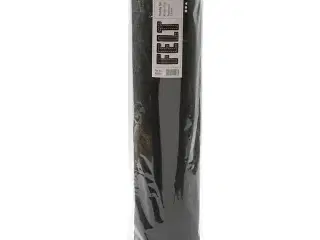 Hobbyfilt, B: 45 cm, tykkelse 1,5 mm, meleret, 180-200 g, sort, 5m/ 1 rl.