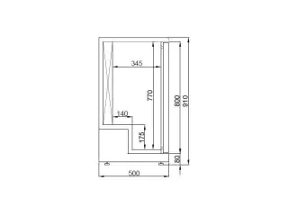 Modningskab / Dry age 198 L – B920 x D550 x H910mm