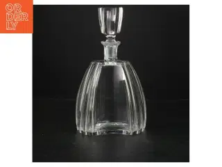 Antik vinkaraffel med prop (str. 19 cm)
