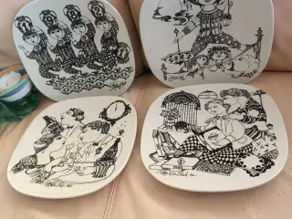 4 FLOTTE BJØRN WIINBLAD PLATTER 149,-KR STK