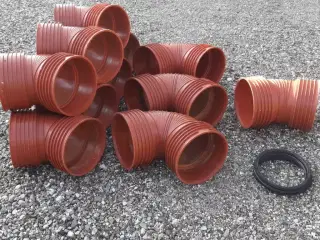 315mm  bøjninger og gummi pakninger