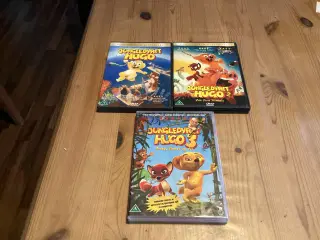 Jungledyret Hugo. Bøger og Dvd, Spil.