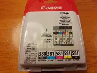 Canon toner til PIXMA printer. Serie 580-581
