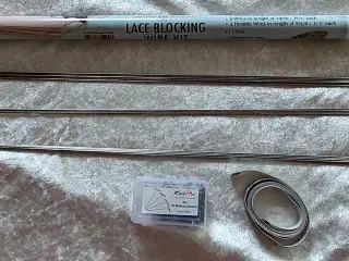 Lace blocking  wire kit