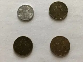 4 Østrigske mønter