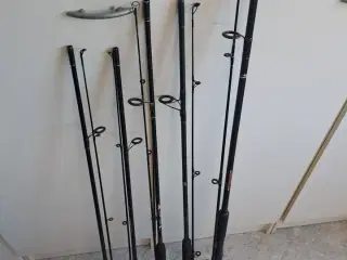 Abu fiskestænger stk pris 100-125 kr