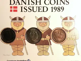 HANDELSBANKEN MØNTSÆT 1980 - 1989