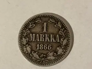 1 Markka 1866 Finland