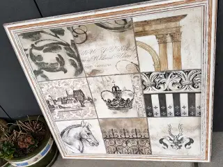 Stort flot Billede 100x100 cm