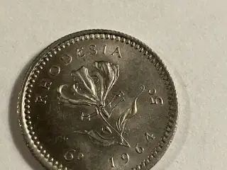Rhodesia 6 Pence / 5 Cents 1964