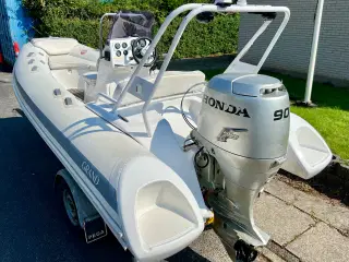 Gummibåd Rib Grand 480 90 hk Honda