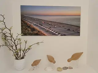 Drone fotos: Løkken strand på lærredestryk 