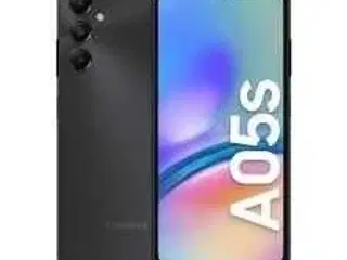 Samsung Galaxy A05S 64 GB smartphone, sort