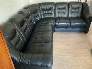 Hjørnesofa i læder fra MY HOME