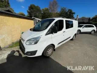 Varebil Mandskabs-/Materielkørsel Ford Transit custom 2.2 Tdci