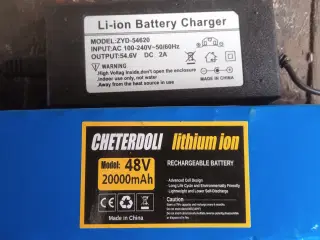 LI-ion Batteri/m Lader