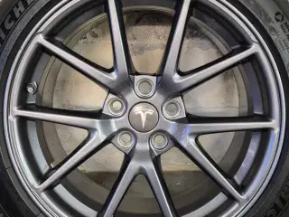 5x114.3 TESLA ORIGINAL ALUFÆLGE MED SOMMERDÆK 