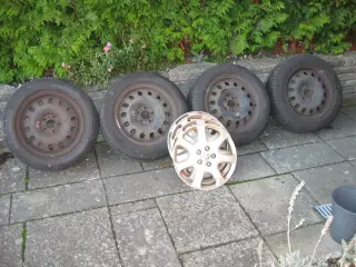 Vinterhjul, Fælge 5x108 E4med Vinterdæk 205/60 R16