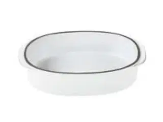 17 stk. Fad Oblong hvid B190 x D130 x H50 mm CARACTERE