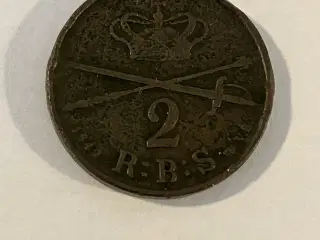 2 Rigsbankskilling 1842