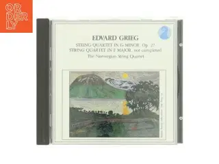 Edvard Grieg: String Quartet in G Minor, Op. 27 & String Quartet in F Major, not completed (DVD)