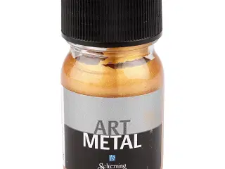 Hobbymaling Metallic Mellem Guld 30ml - Intens Effekt
