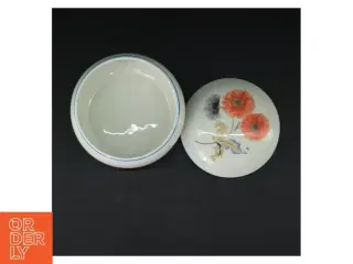Porcelænsskål med låg fra Jlmenau (str. Ø. 16 cm)
