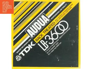 TDK Audua LB-3600 Master Recording Bånd på metalspole med NAB kerne(str. 28 x 28 cm)