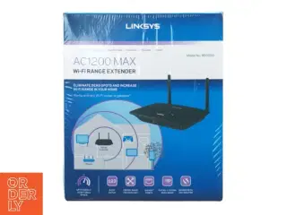 AC1200max wifi range extender fra Link Sys (str. Two x 17 cm)