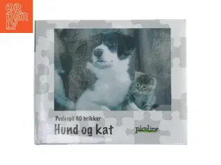 Puslespil med hund og kat (str. 60 brikker)