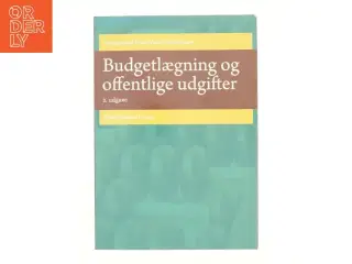Budgetlægning og offentlige udgifter (Bog)