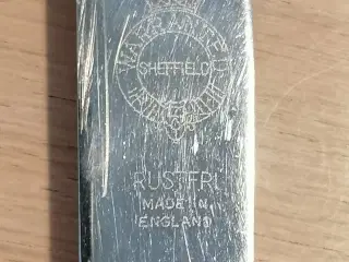 Ældre Engelske bestik knive (ben look) 5 stk.