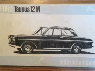Ford Taunus 12 M Instruktionsbog