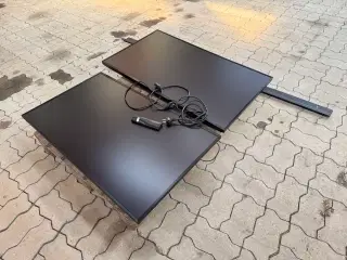 2 stk LG 43” fladskærme inkl. vægbeslag
