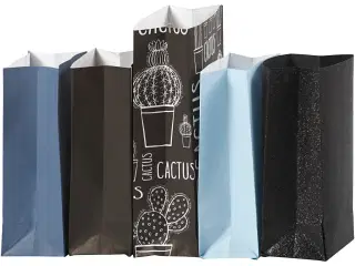 Kvalitetspapirposer 21 cm - 5x10 pk. til Gaveindpakning